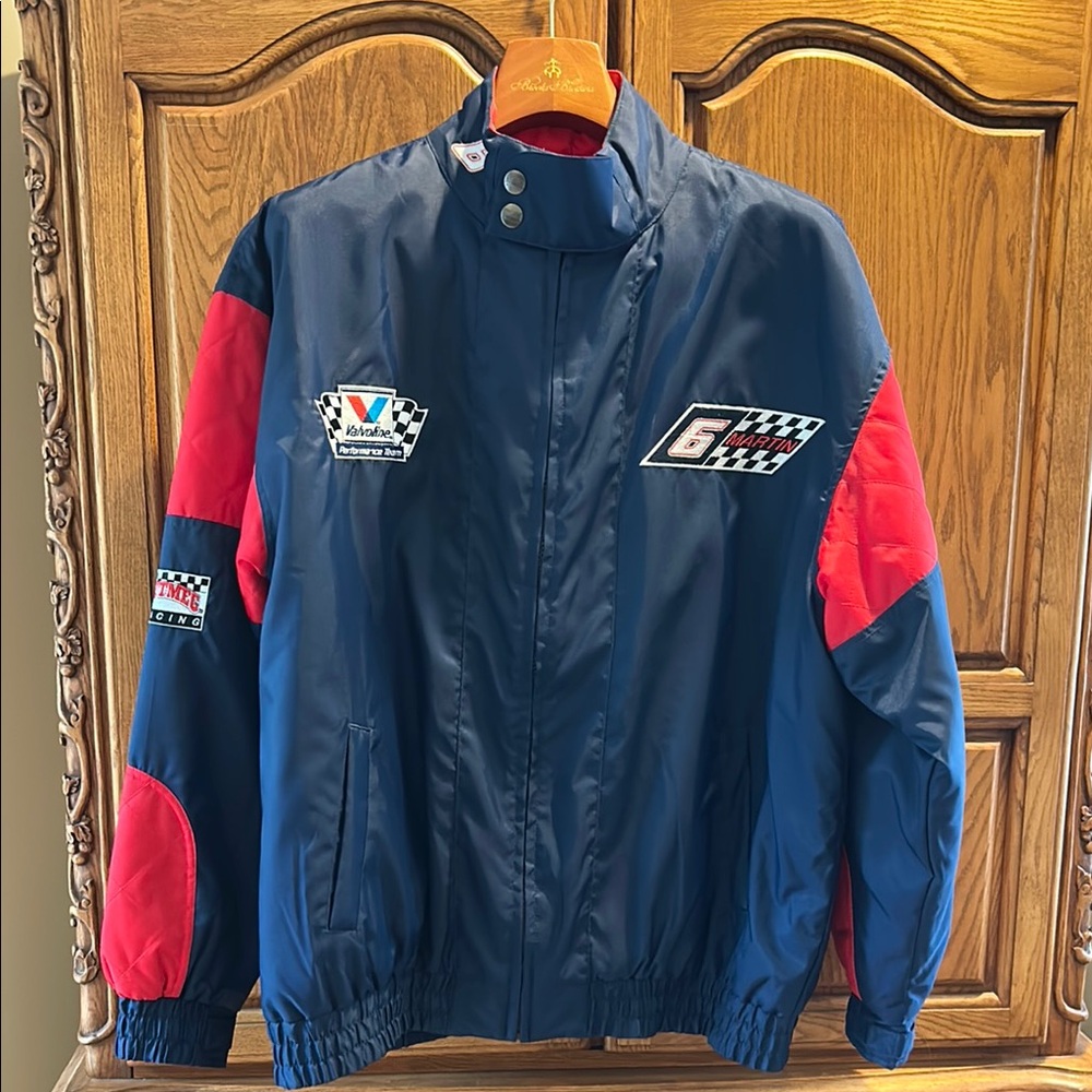 Vintage Nutmeg Racing Martin NASCAR Jacket. Rough Racing Martin #6. Size XL - Picture 5 of 17